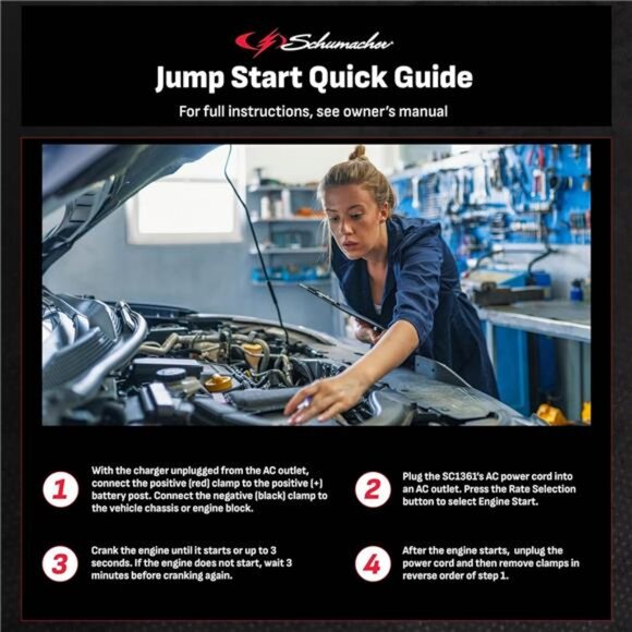 12V Fully Automatic Battery Charger and 10/50A Engine Starter - Picture 5 of 7